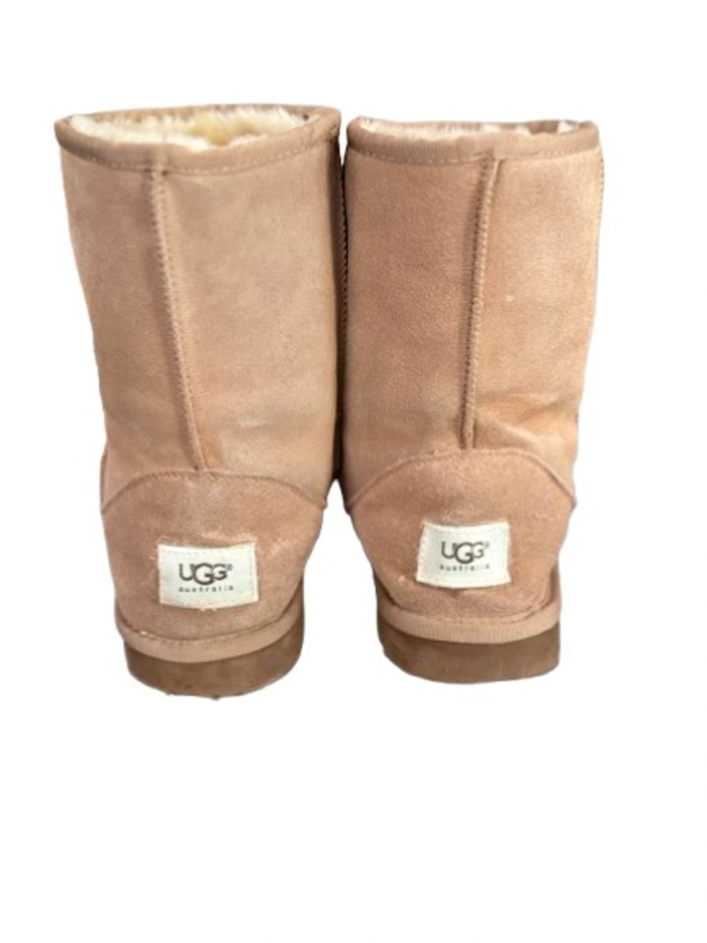 UGG Australia Classic Short Chestnut Sheepskin Suede Boots Women’s 8 - Picture 3 of 7